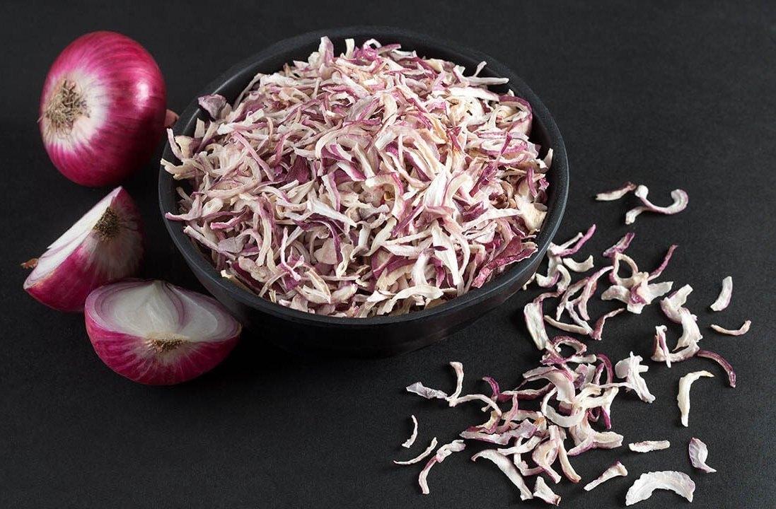 Dehydrated Pink Onions Flakes